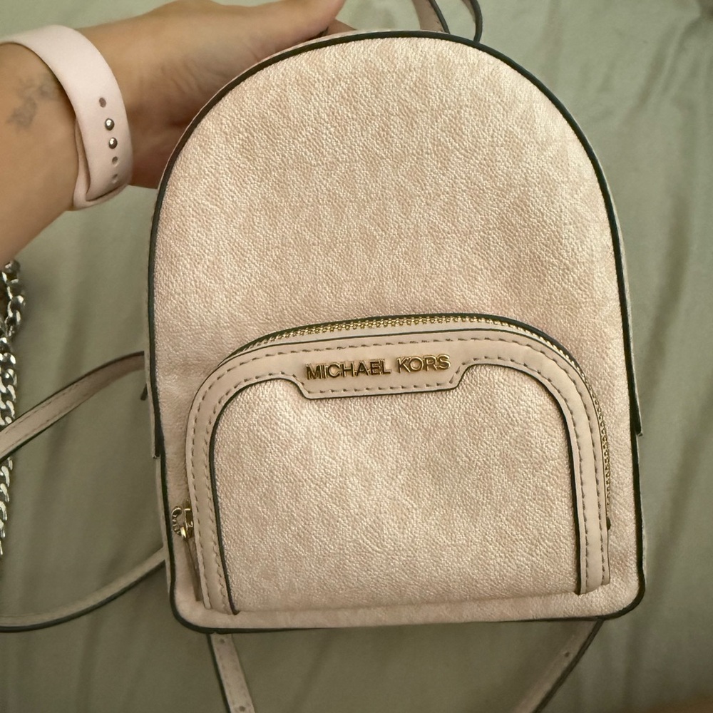 Michael Kors baby pink Backpack